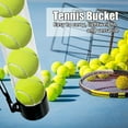 thumbnail image 4 of 3 Pcs Tennis Ball Pick up Tube with Shoulder Strap Retriever and Lightweight Ball Collector Tube for Tennis Balls Picker, Grabber, and Carrier (20 Tennis Balls), 4 of 7