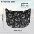 thumbnail image 7 of Uorisanigo Car Hood Cover Weatherproof Universal Fit Tribal Sugar Skull Car Hood Wrap Blankets for All Seasons Protection Fit for Cars Trucks SUVs, Easy to Install, 7 of 7