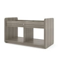 thumbnail image 6 of Tot Mate Children's Book or Toy Organizer with 2 Clear Storage Bins, Gray, 24"H x 12"D x 14"H, RTA, 6 of 7