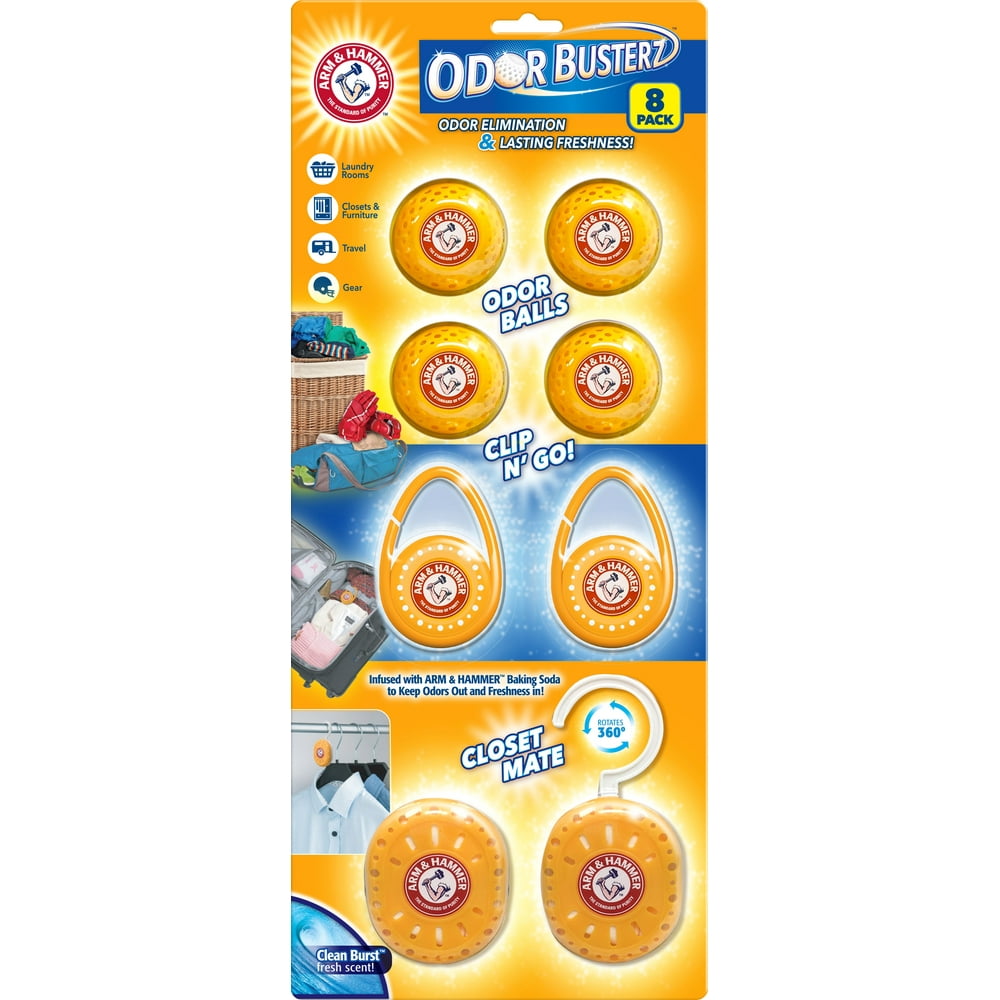 Arm & Hammer Odor Buster Deodorizer Collection, 8 Pack