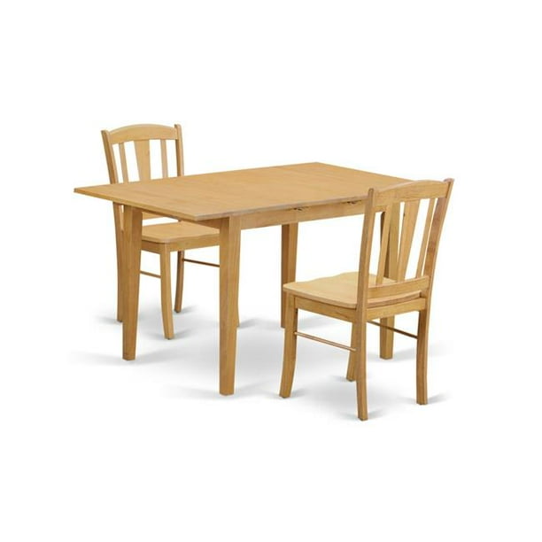 East West Furniture Nodl3 Oak W Dining Table For Small Spaces 2 Chairs 44 Com - Dining Room Table And Chairs Oak Small East West Furniture Nodl3 Oak W Dining Table For Small Spaces 2 Chairs 44 Com - Dining Room Table And Chairs Oak Small