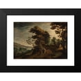 thumbnail image 2 of Paul Bril 14x11 Black Modern Framed Museum Art Print Titled - Landscape, 2 of 5
