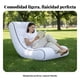 thumbnail image 2 of Abbraccia Sofá perezoso, sillón reclinable inflable, asiento portátil individual para camping al aire libre, viajes en auto, 2 of 6