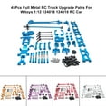 thumbnail image 2 of 45Pcs Full Metal RC Truck Upgrade Patrs For Wltoys 1:12 124018 124019 RC Car, 2 of 13