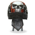 thumbnail image 2 of Hot Leathers HWH1098 Jumbo Skull Headwrap One Size Fits Most, 2 of 7