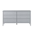 thumbnail image 2 of Home Source 32.5" 6-Drawer Chest for Bedroom - Premium Dressers Bedroom Furniture - Spacious Chest of Drawers in Sturdy Solid Pinewood/MDF, 2 of 5