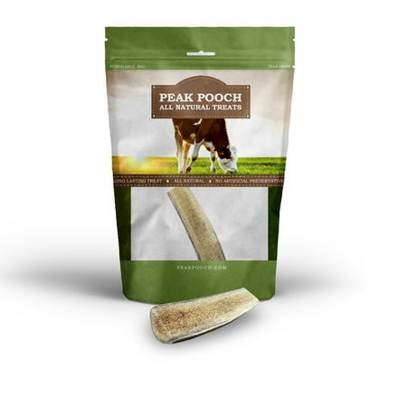 Usa Natural - Peak Pooch Premium Elk Antlers for Dogs, All Natural Chews from the Midwest USA!