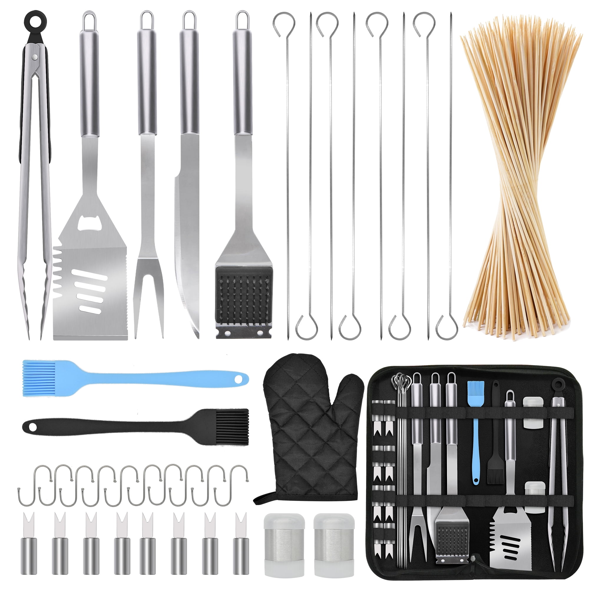 JOPESO Grill Accessories Kit 135 PCS BBQ Tools Set,Professional BBQ