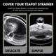 thumbnail image 2 of 3pcs Creative Teapot Strainer Covers Tea Infuser Protectors for Tea Kettle Glass Teapot Accessories, 2 of 4