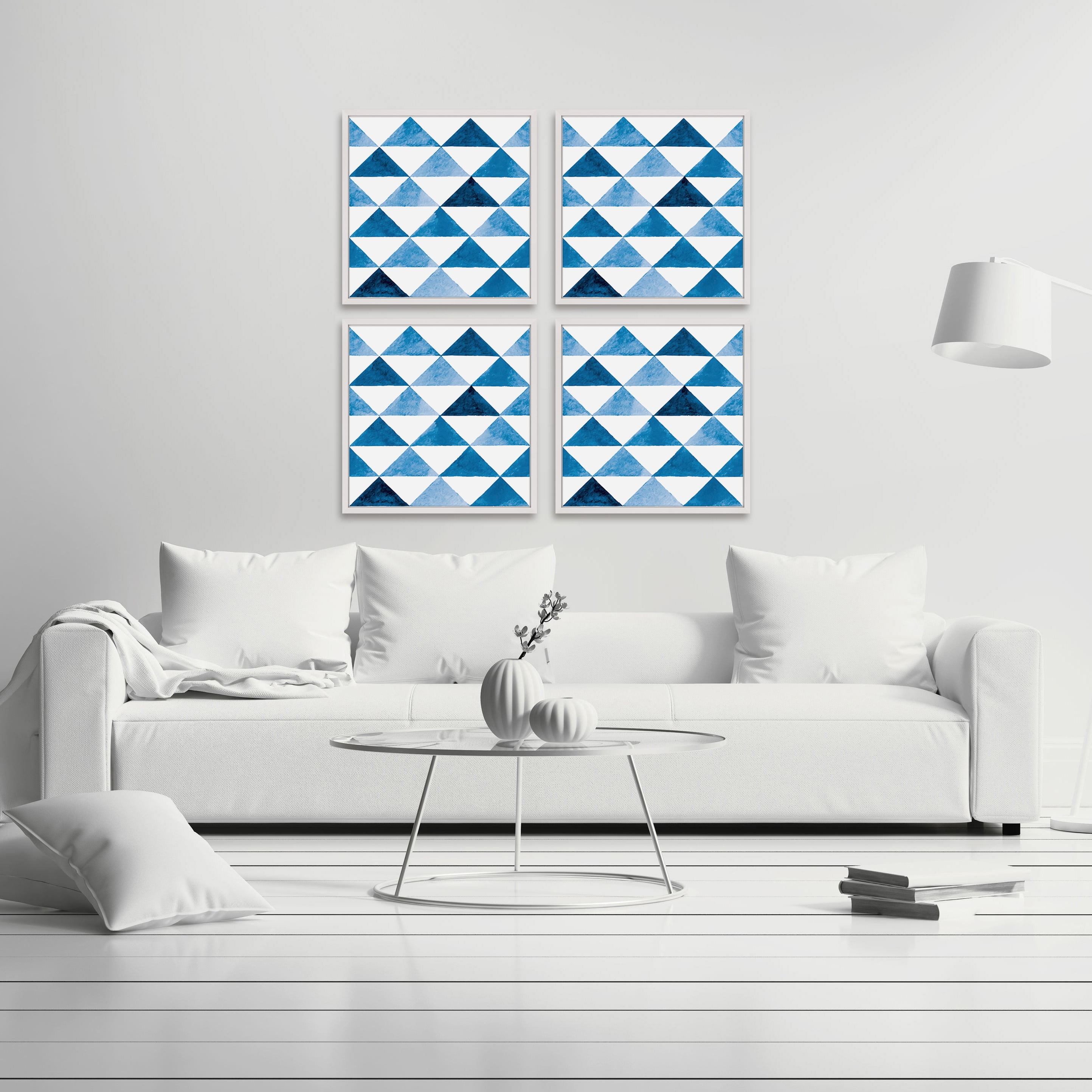 Triangle Board Quadriptych
