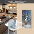 thumbnail image 5 of Light Switch Cover Switch Plate Outlet Cover Plug Cover for Electrical Unused Outlet Cover Fox Wearing Blue Scarf, 5 of 6