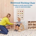 thumbnail image 3 of ECR4Kids Bentwood Reading Rocking Chair with Armrests, Montessori Furniture, Natural, 3 of 9