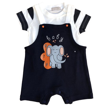 

Elephant 2-Piece Tee & Romper Set