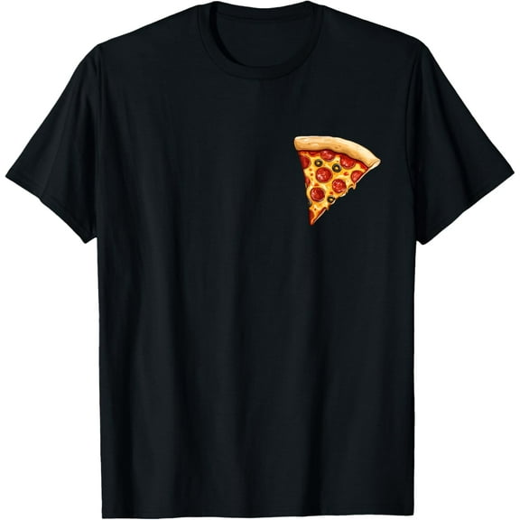 Pizza Slice Minimalist T-Shirt100% cotton short-sleeved shirt for both men and women