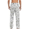 thumbnail image 6 of Men's Pajama Pants with Pockets Sleepwear Lounge Pants Stretch Casual Cute Pig 8, 6 of 6