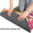 thumbnail image 3 of Colorful Tie Dye Pattern Hot Yoga Mat Towel Non Slip for Hot Yoga - Quick-Drying Yoga Mat Cover with 4 Corner Pockets with Travel Bag - Hot Yoga Towel Non Slip 74"x26", 3 of 6