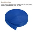 thumbnail image 4 of Uxcell Flat Nylon Webbing Strap 1 Inch 20 Yards Blue for Backpack, Luggage-rack, 4 of 6