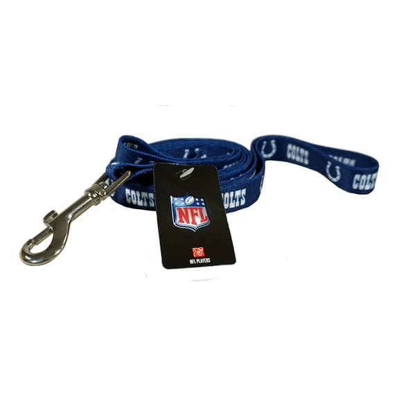 Indianapolis Football Colts Medium 3/4 inch wide - 6 Foot Dog Leash Lead