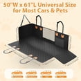 thumbnail image 3 of Dog Car Seat Cover - Hard Bottom Back Seat Extender for Dogs Supports 400lbs - Waterproof Pet Seat Cover for Back Seat - Dog Hammock for Car SUV Truck, 3 of 7