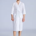 thumbnail image 3 of IYTR Mens Winter Warm Nightgown Couple Bathrobe Men And Women And Winter Bathrobes White L, 3 of 6