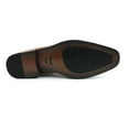 thumbnail image 5 of Men's Genuine Leather Cognac Brown Chelsea Ankle Dress Casual Boots Almond Toe, 5 of 5