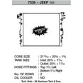 thumbnail image 1 of CSF Radiator 7036 Overall Dimensions 26-15/16 Inch Length X 20-3/4 Inch Height; Two Row; Crossflow; Aluminum; Without Transmission Cooler; With Radiator Cap, 1 of 5
