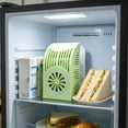 thumbnail image 6 of Refrigerator Deodorizer Box, Reusable Bamboo Charcoal Odor Absorber for Fridge, Freezer & Closet, Green Lemon Design Air Freshener, 6 of 6