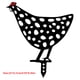 thumbnail image 5 of Decoración impermeable del césped del jardín de la estaca hueca de acrílico del arte de la yarda de la estaca del pollo, tipo C, 5 of 5