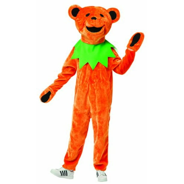 Grateful Dead Dancing Bear Costume Teen Orange
