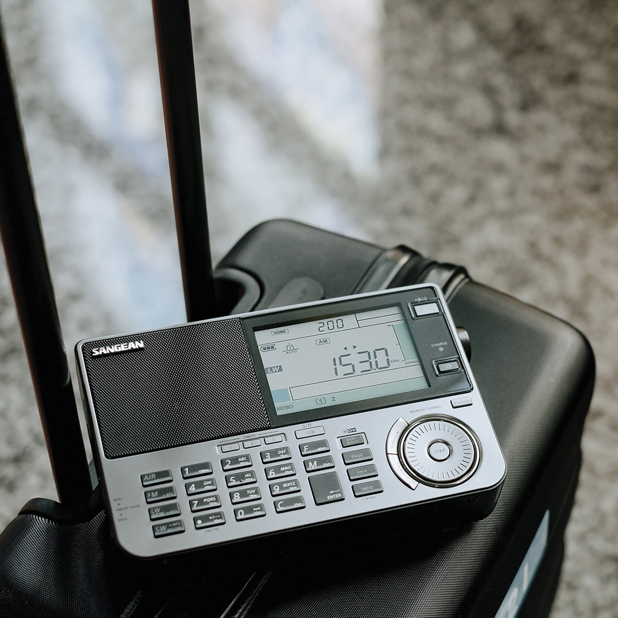 Sangean Portable AM/FM Radios, Gray, ATS-909X2
