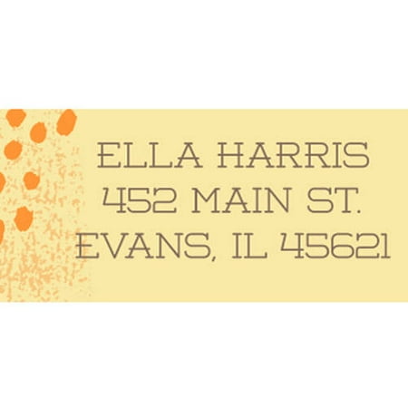 Festive Cut Paper Personalized Address Label
