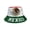 Green, variant on Mexico Flag Bucket Hat, Double-Sided Reversible Design, Polyester UV Protection Sun Hat for Men and Women, Soccer Fan Gear, Festival & Travel Accessory