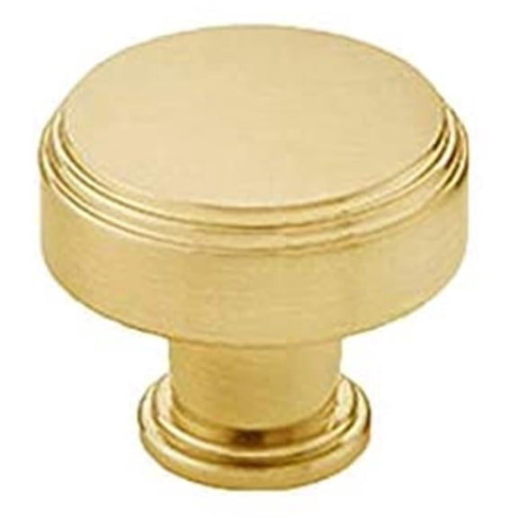1.25 in. Newport Cabinet Knob, Satin Brass