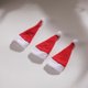 thumbnail image 3 of Tamaño único: 4x9 cm peso único: 1 g material: tela no tejida Suministros de decoración navideña mini gorro de Papá Noel Sombrero de paleta navideña Sombrero de fieltro no ANGGREK Otros, 3 of 8