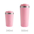 Chilly's Original Coffee Cup - Thermal Mug - Pastel Pink, 340ml ...