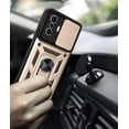 thumbnail image 4 of Case for Xiaomi Mi 11T with Slide Camera Cover,Military Grade Heavy Duty Protection Phone Case Cover with Magnetic Ring Kickstand for Xiaomi Mi 11T Pro/11T 4G SJ Gold, 4 of 14