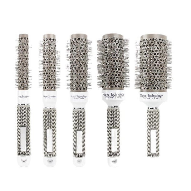 Nano Technology Ceramic-Ionic Hair Brush Set - Professional Styling Tools for Normal Hair Types