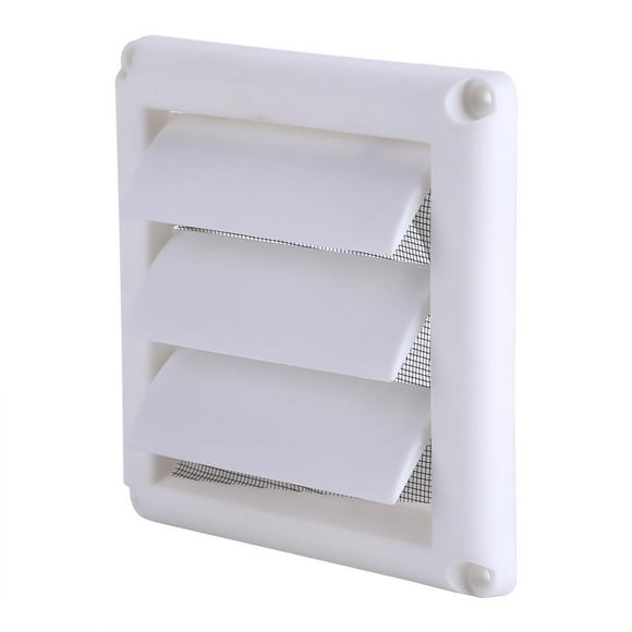 Garosa 1PC Plastic Air Vent Grille Cover 3 Flaps Wall Duct Ventilation Grill With Net New,Pastic air vent, Wall air vent