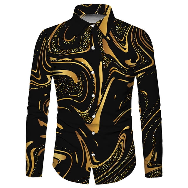 Camisa para hombre con diseño abstracto de arte colorido y bloques de color para uso diario, otoño e invierno, manga larga con puños, color morado, 2024
