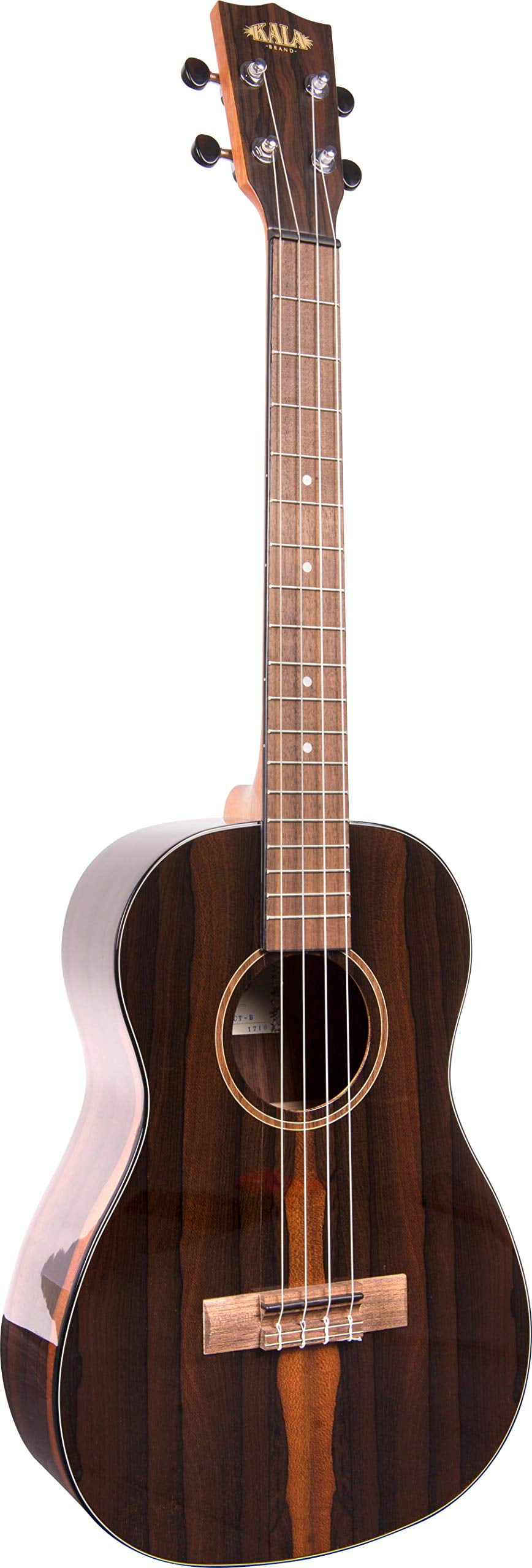 Kala KA-ZCT-B Ziricote Baritone Ukulele Bundle with Hard Case, Tuner, Austin Bazaar Instructional DVD, and Polishing Cloth