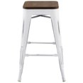 thumbnail image 3 of Modway Promenade Counter Stool Set of 2 in White, 3 of 4