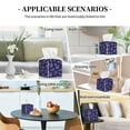 thumbnail image 5 of Tissue Box Cover, White anchor vintage navy blue Leather Tissue Box Holder - Tissue Case Facial Paper Organizer for Bathroom, Vanity Countertop, Tabletop, Car, Night Stands, 5 of 7