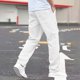 thumbnail image 5 of Pantalones de Pierna Recta Hombres Casual Multi Bolsillo Protección de Ropa de Trabajo Color Sólido Pantalones Diarios, 5 of 6
