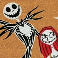 thumbnail image 2 of FlareFable The Nightmare Before Christmas Coir Mat, Character Jack & Sally Pumpkin Coir Mat, Lovely Carpet Halloween Christmas Decoration for Front Door Yard (18×30), 2 of 4