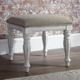 thumbnail image 2 of Liberty Furniture Magnolia Manor Antique White Vanity Stool, 2 of 6