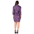 thumbnail image 5 of Womens Geometric Collared Mini Dress, 5 of 5