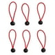 thumbnail image 3 of 2x Pelota de Goma Elástica 4/5/6/8/9 Pulgadas (13/15/20/23 Cm) Cordones Elásticos Negros de Resistentes Resistente a UV shamjiam Bungee de pelota, 3 of 9