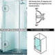 thumbnail image 2 of Frameless Glass Door Hinges Shower Room Accessories 90 Degree Glass Door Hinge Hinge Stainless Steel Bathroom Clip (sliver)(1pcs), 2 of 5
