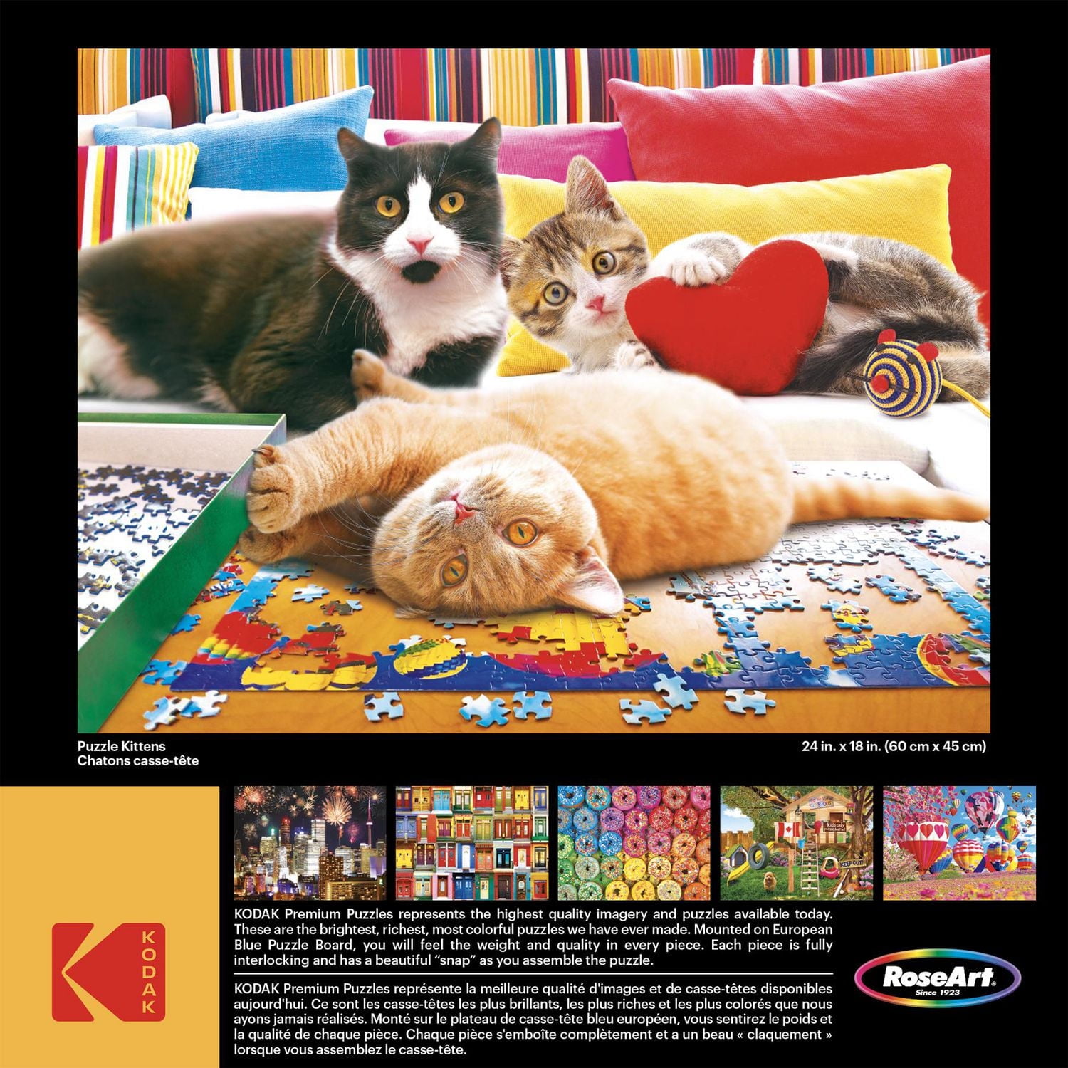 Kodak 550 Piece Jigsaw Puzzle - Puzzle Kittens, Kodak Prem 550PC Puzzle