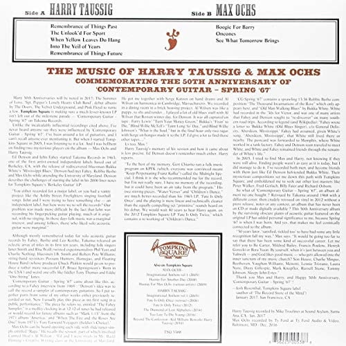 Harry Taussig & Max Ochs - The Music of Harry Taussig & Max Ochs (vinyl)